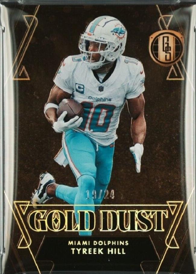 Tyreek Hill #9 Football Cards 2024 Panini Gold Standard Gold Dust