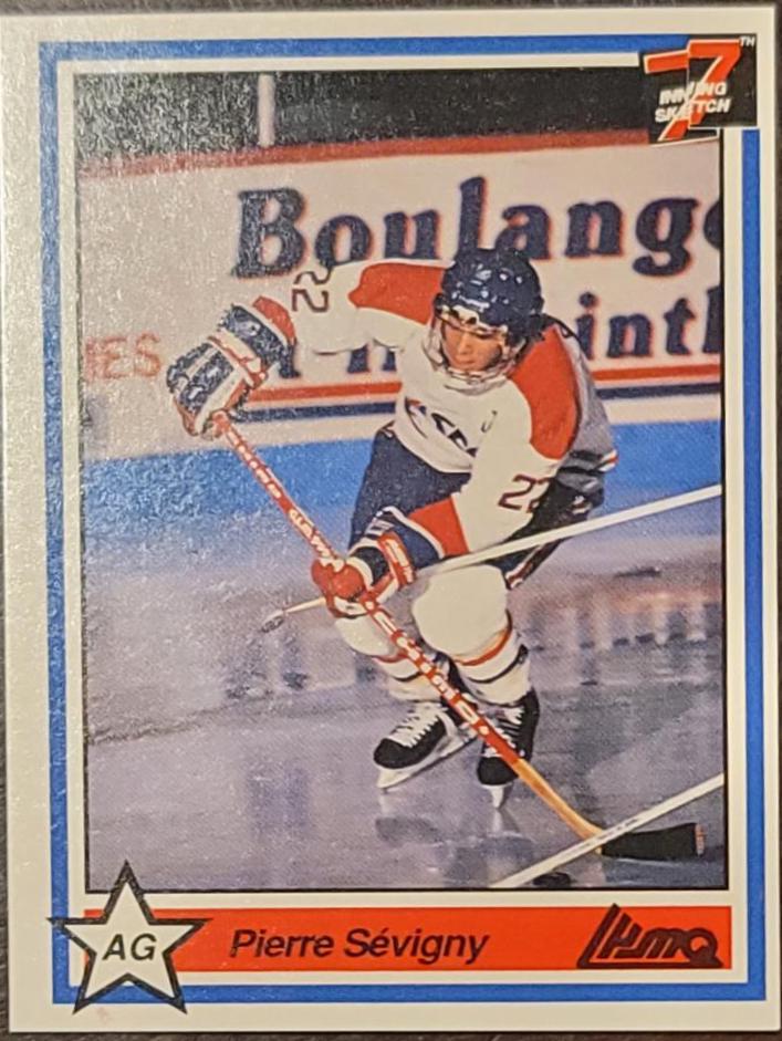 Pierre Sėvigny #226 1990 7th Inning Sketch Lhjmq Hockey