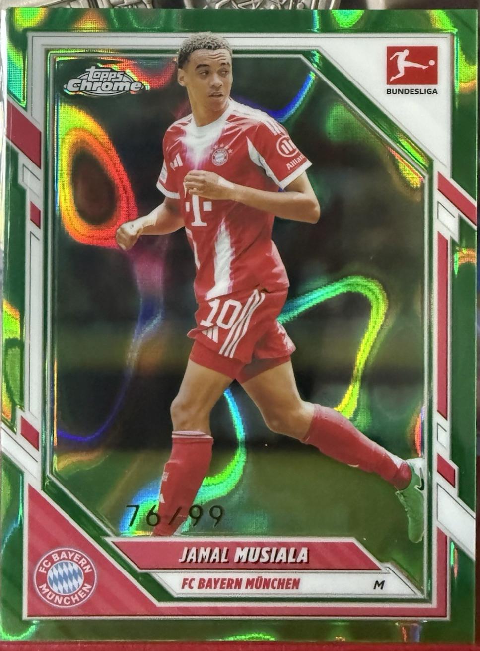 Jamal Musiala [Green Lava Refractor] #81