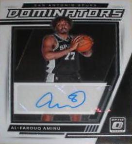 Al Farouq Aminu #DS-AFA Basketball Cards 2021 Panini Donruss Optic Dominators Signatures