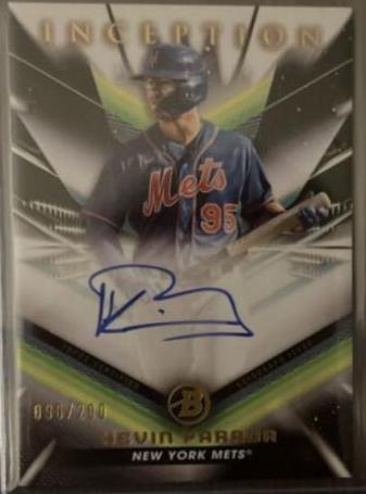 Kevin Parada #BPA-KP 2023 Bowman Inception Baseball Autographs