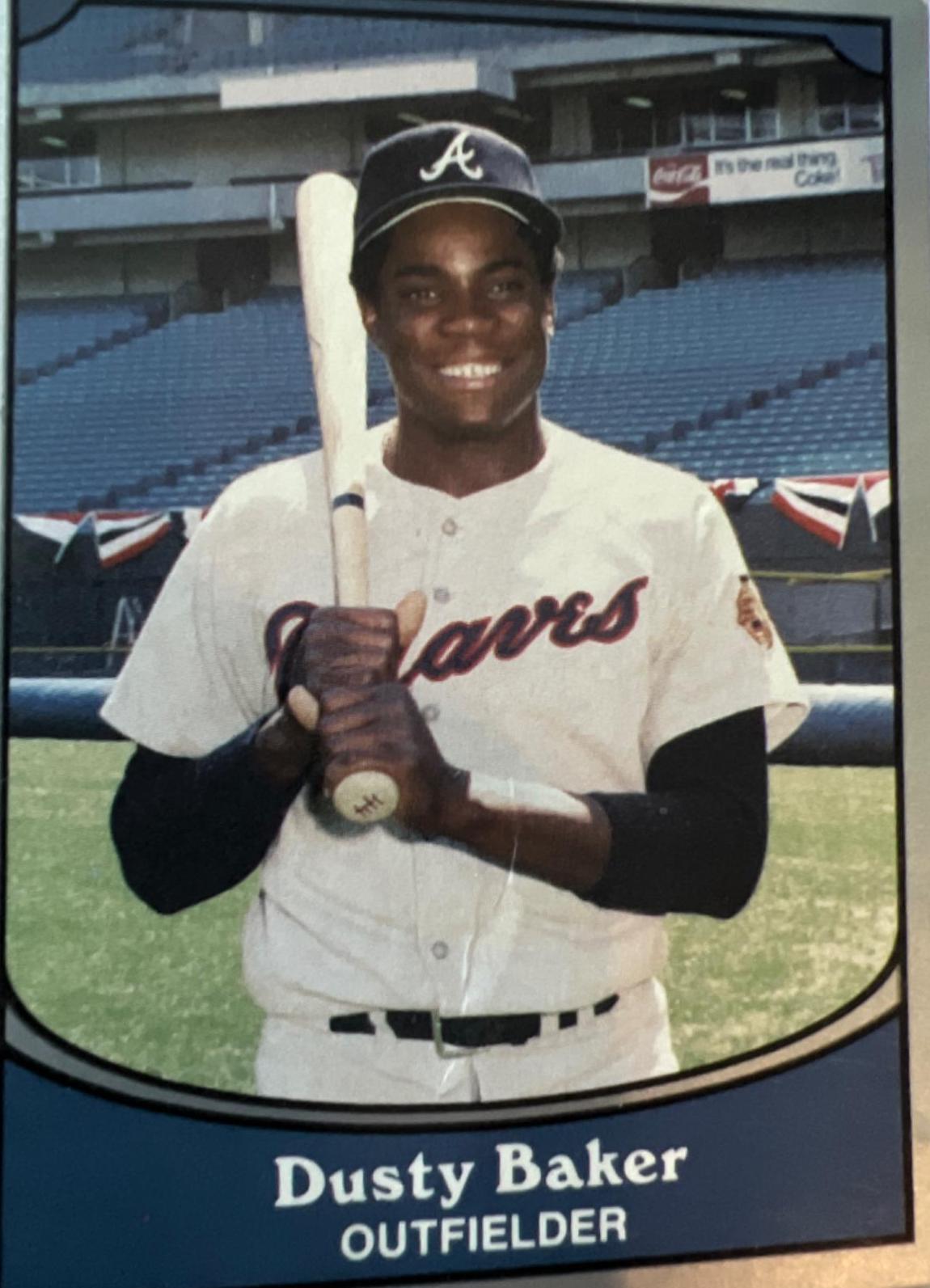 Dusty Baker #71 Baseball Cards 1990 Pacific Legends