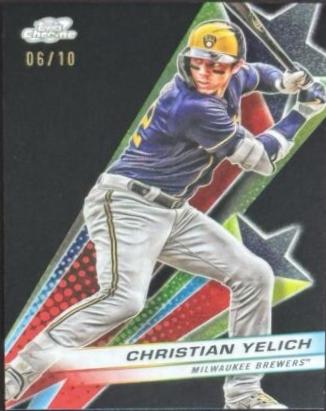 Christian Yelich [Black Eclipse Refractor] #SF-50