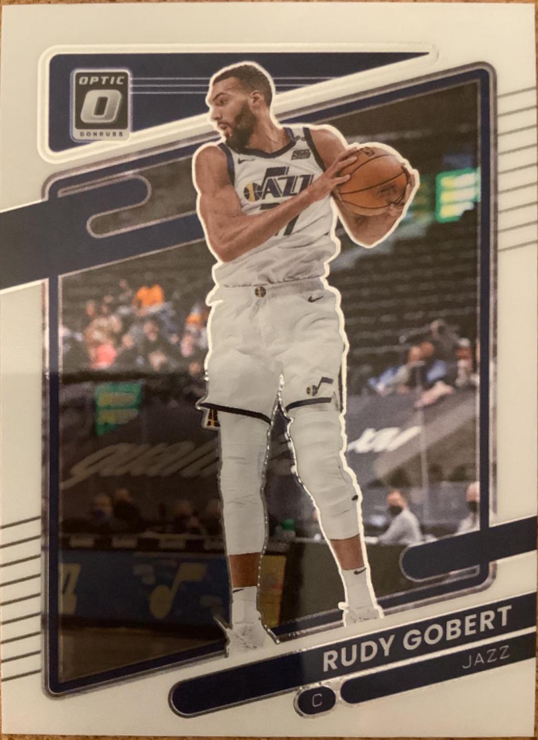 Rudy Gobert #3 Basketball Cards 2021 Panini Donruss Optic