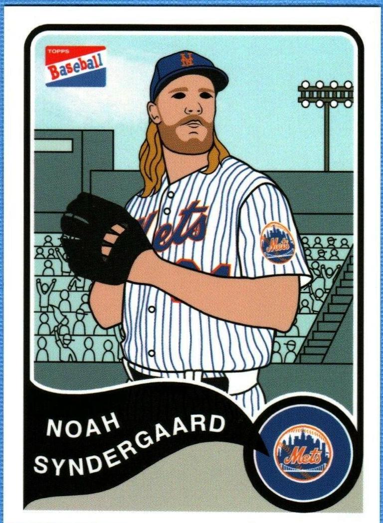 Noah Syndergaard #30 Baseball Cards 2020 Topps Throwback Thursday