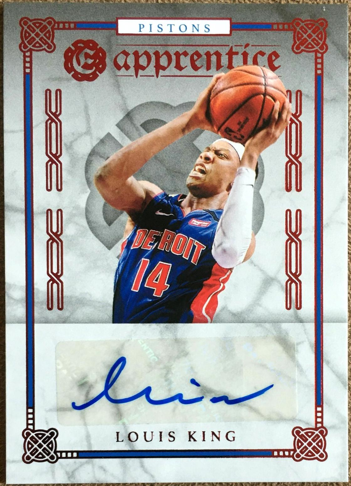 Louis King #AP-LKI 2019-20 Panini Chronicles Basketball Apprentice Signatures