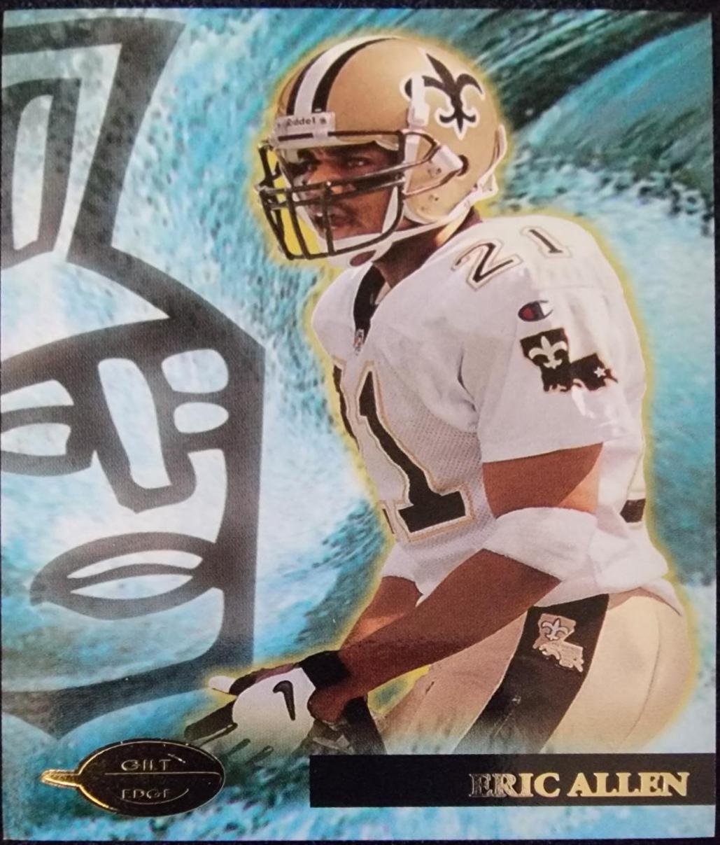 Eric Allen #72 Football Cards 1996 Topps Gilt Edge