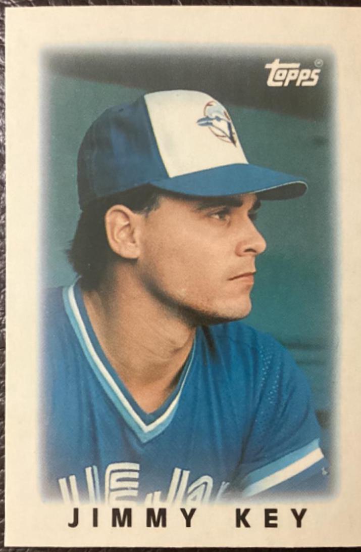 Jimmy Key #35 Baseball Cards 1986 Topps Mini League Leaders