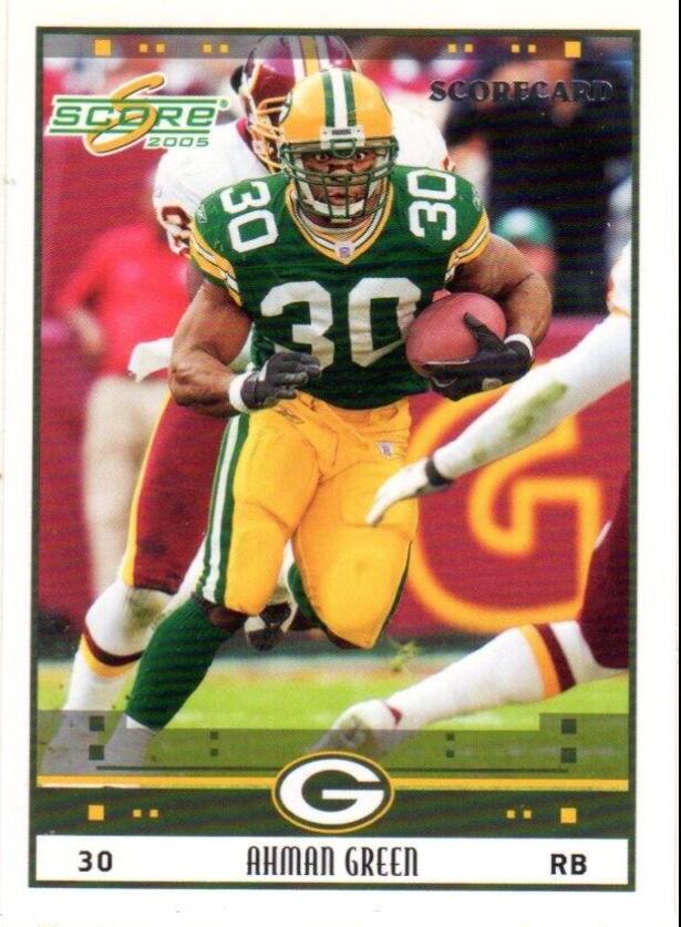 Ahman Green #100 2005 Score Football