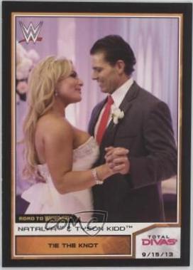 Natalya, Tyson Kidd #41 Wrestling Cards 2014 Topps WWE Road to Wrestlemania