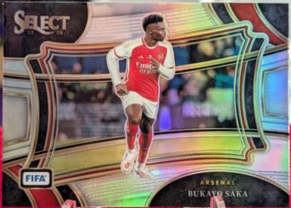 Bukayo Saka #201 Soccer Cards 2023 Panini Select FIFA