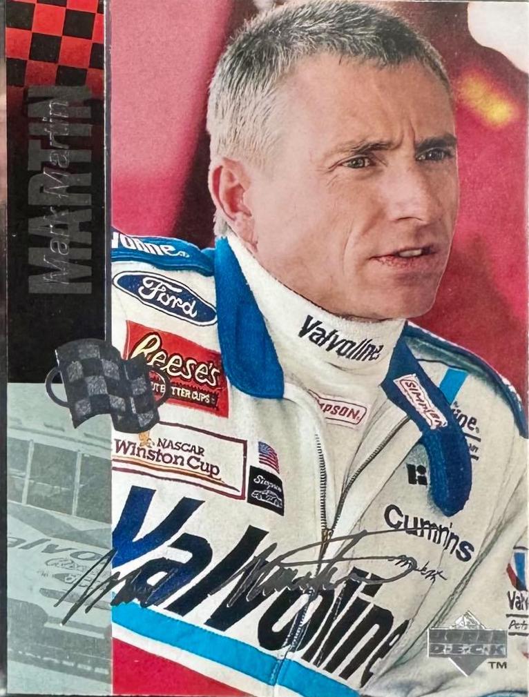 Mark Martin #8 Racing Cards 1994 Upper Deck NASCAR