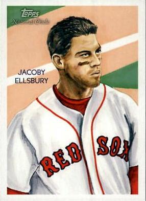 Jacoby Ellsbury #27 Baseball Cards 2010 Topps National Chicle