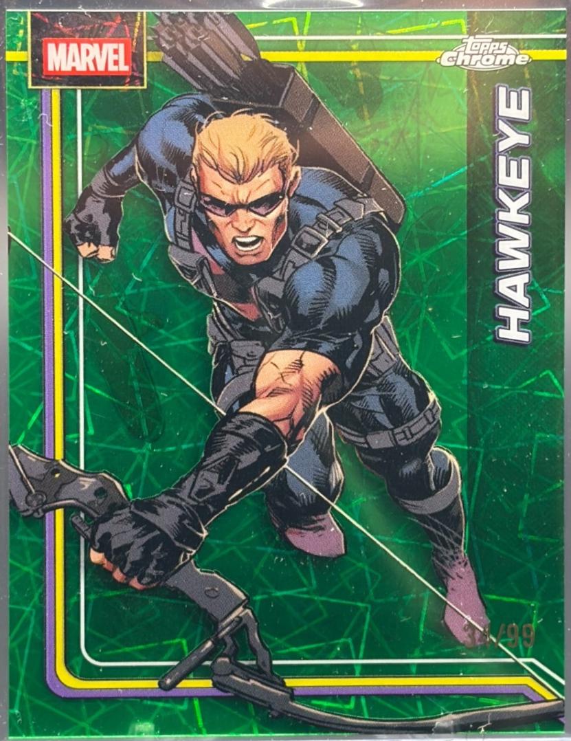 Hawkeye Hulk Green Lazer Refractor