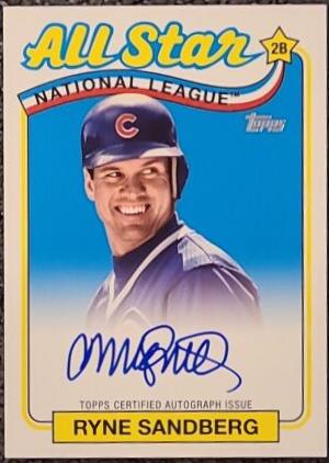 Ryne Sandberg #89ASA-RS 2024 Topps 1989 All Star Autograph Baseball