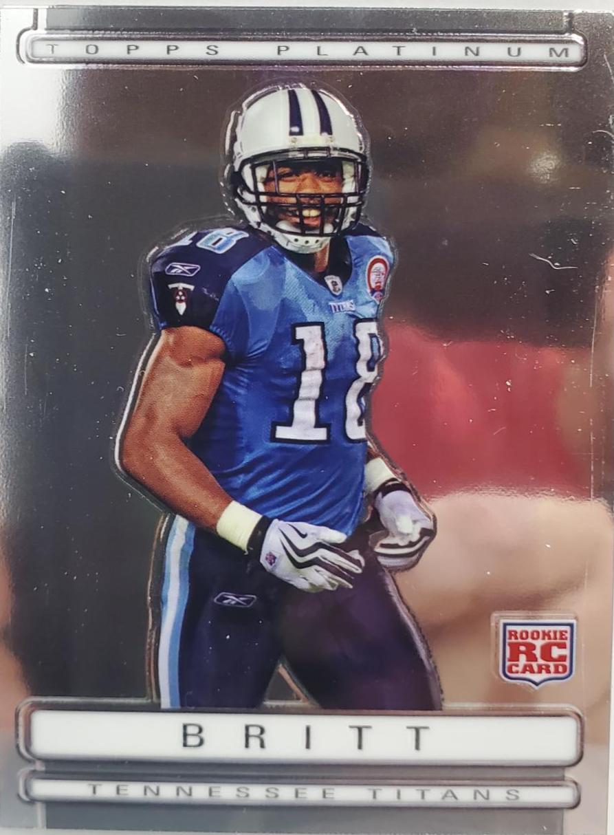 Kenny Britt #128 Football Cards 2009 Topps Platinum