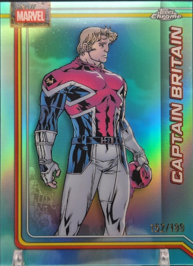 Captain Britain Aqua Refractor