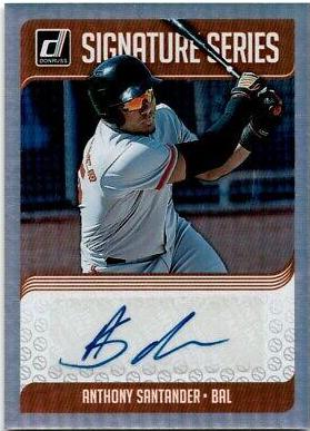 Anthony Santander #SS-AN Baseball Cards 2018 Panini Donruss Signature Series