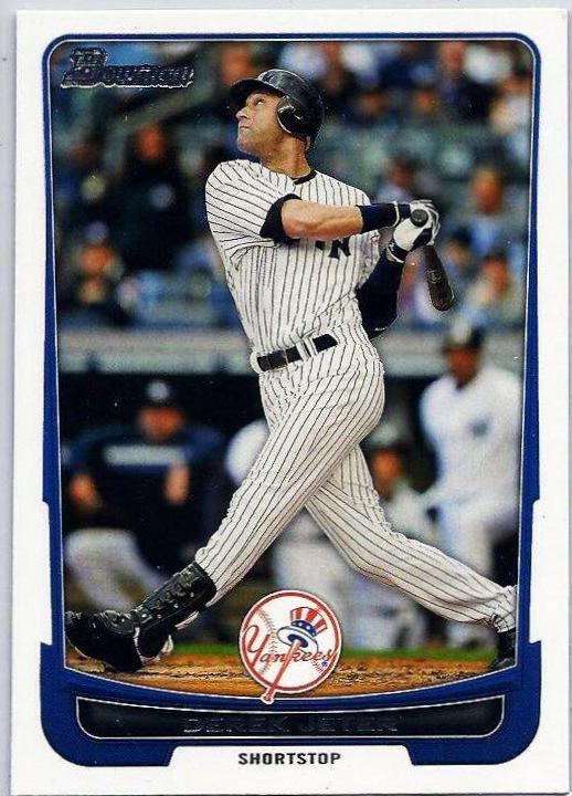 Derek Jeter #1 Baseball Cards 2012 Bowman