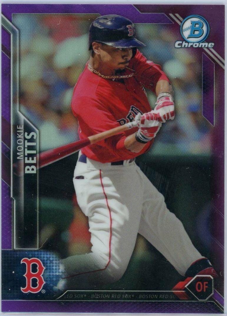 Mookie Betts [Purple Refractor] #22