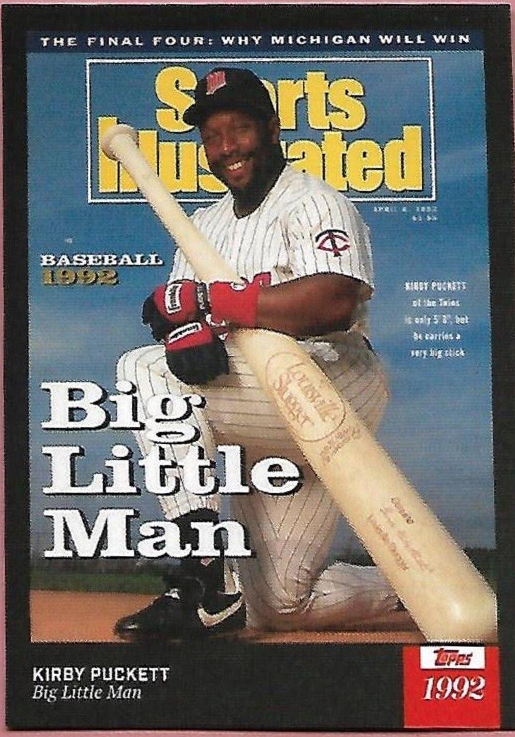 Kirby Puckett #4 Baseball Cards 2021 Topps X Sports Illustrated