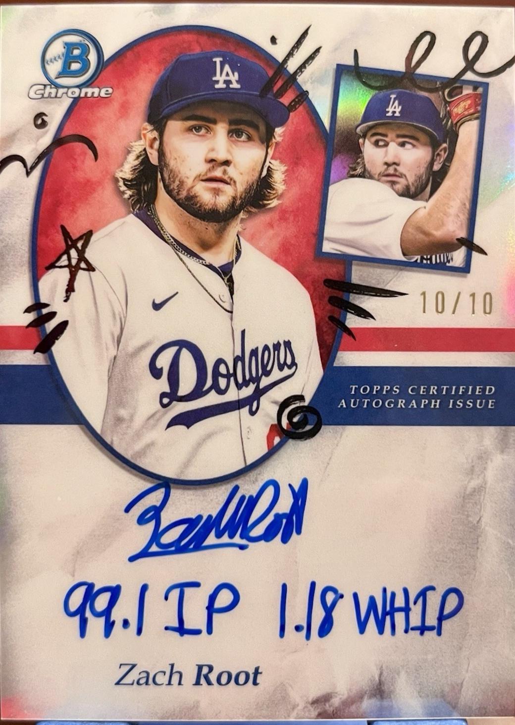 Zach Root #DPPA-ZR 2025 Bowman Draft Baseball Draft Prospect Portrait Autographs
