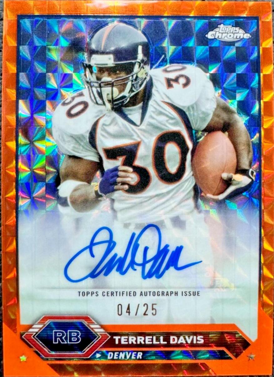 Terrell Davis [Orange Refractor] #TCA-TD