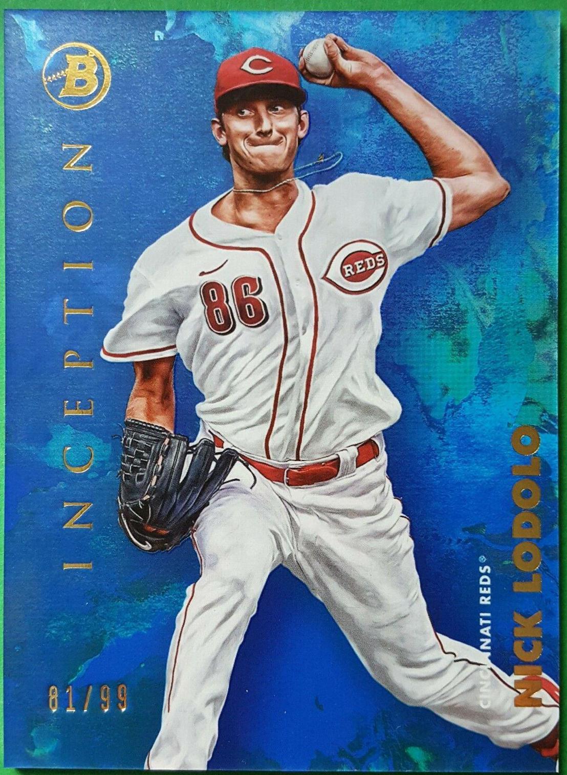 Nick Lodolo #6 Baseball Cards 2021 Bowman Inception