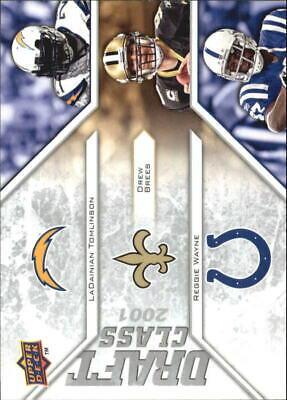 Drew Brees, LaDainian Tomlinson, Reggie Wayne #293 2009 Upper Deck Draft Edition Football