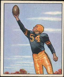 Val Jansante #18 Football Cards 1950 Bowman