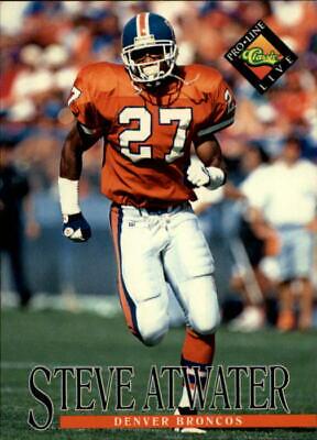 Steve Atwater #33 Football Cards 1994 Pro Line Live