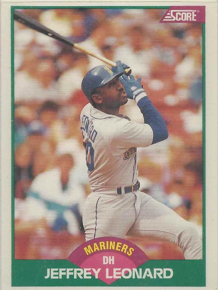Jeffrey Leonard #7T Baseball Cards 1989 Score Traded
