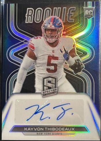Kayvon Thibodeaux #2 Football Cards 2022 Panini Spectra Rookie Autographs