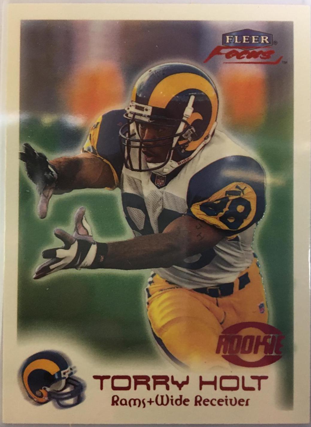 Torry Holt #120R Football Cards 1999 Fleer Focus