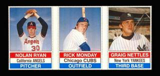 Graig Nettles, Nolan Ryan, Rick Monday