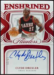 Clyde Drexler [Ruby] #12 Basketball Cards 2023 Panini Flawless Excellence Signatures Prices