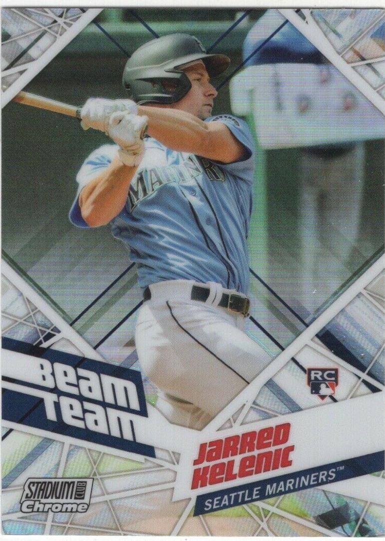 Jarred Kelenic #BTC-25 Baseball Cards 2021 Stadium Club Chrome Beam Team