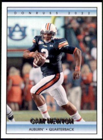 Cam Newton #3 Football Cards 2022 Panini Chronicles Draft Picks Donruss Retro