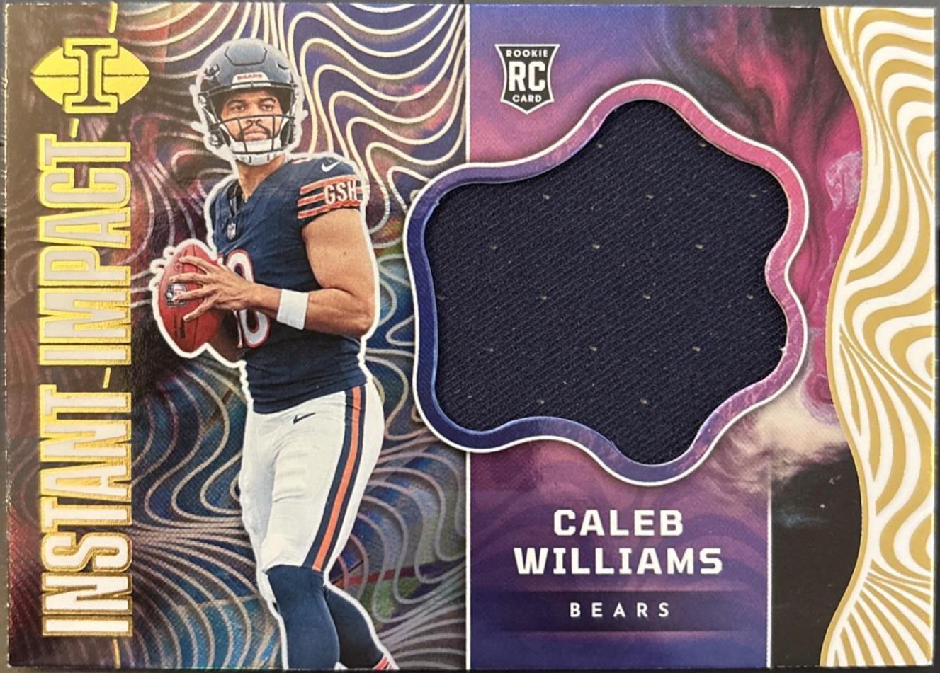 Caleb Williams #II-CWS Football Cards 2024 Panini Illusions Instant Impact