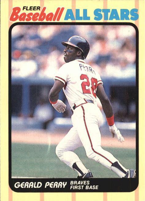 Gerald Perry #31 1988 Fleer Baseball All Stars