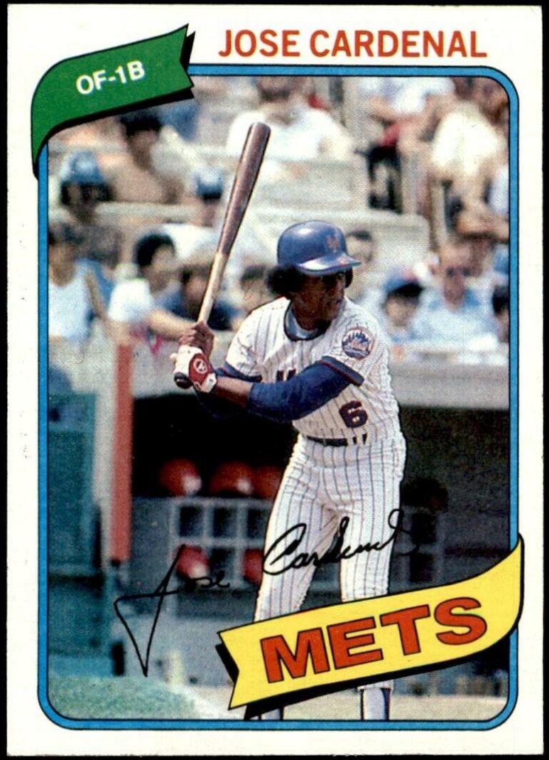 1980 Topps Jose Cardenal #512 card