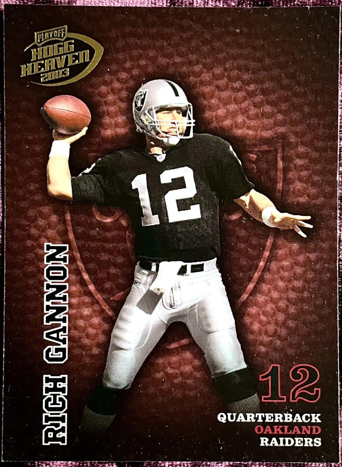 Rich Gannon #101 2003 Playoff Hogg Heaven Football