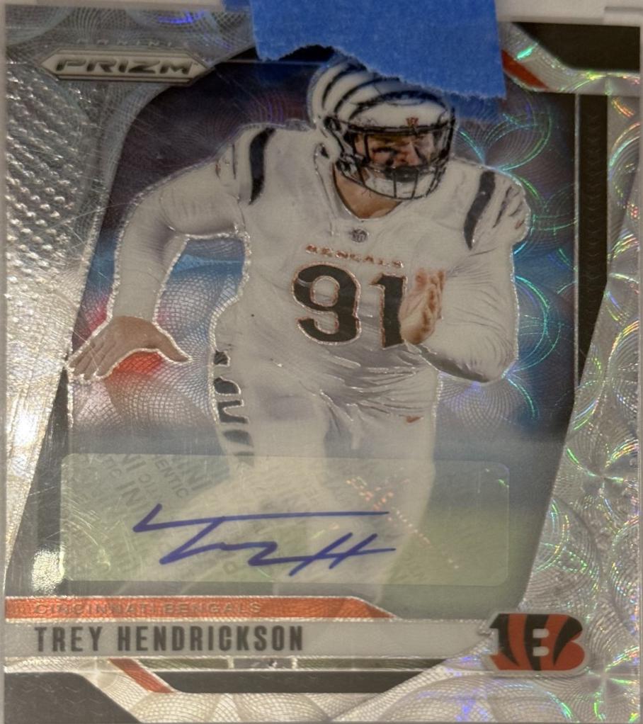 Trey Hendrickson #59 2024 Panini Prizm Autograph Football