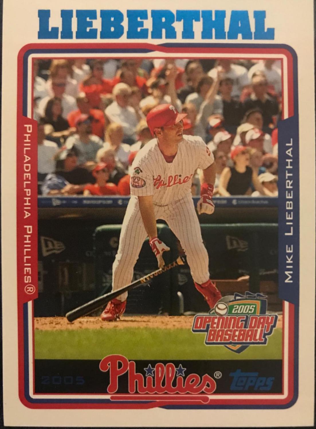 Mike Lieberthal #13 Baseball Cards 2005 Topps Opening Day