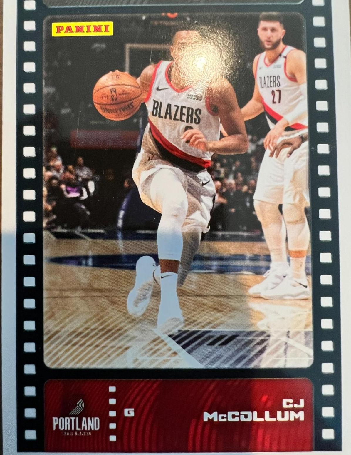 C.J. McCollum #36 Basketball Cards 2019 Panini Stickers Cards