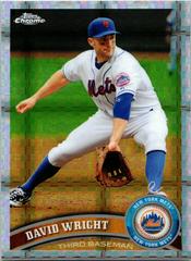 David Wright [Xfractor] #5 Baseball Cards 2011 Topps Chrome Prices
