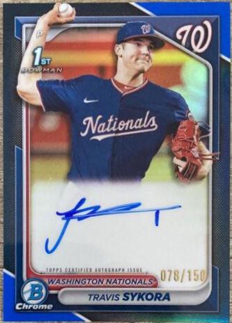 Travis Sykora [Blue Refractor] #CPA-TSY