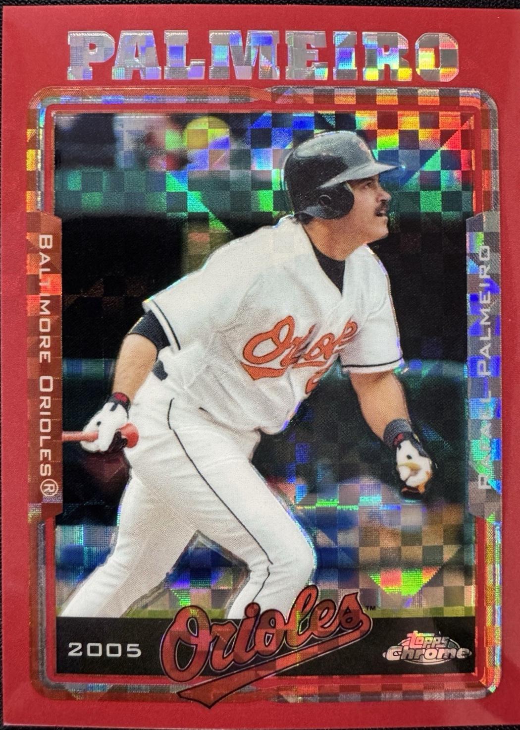 Rafael Palmeiro [Red X-Fractor] #256