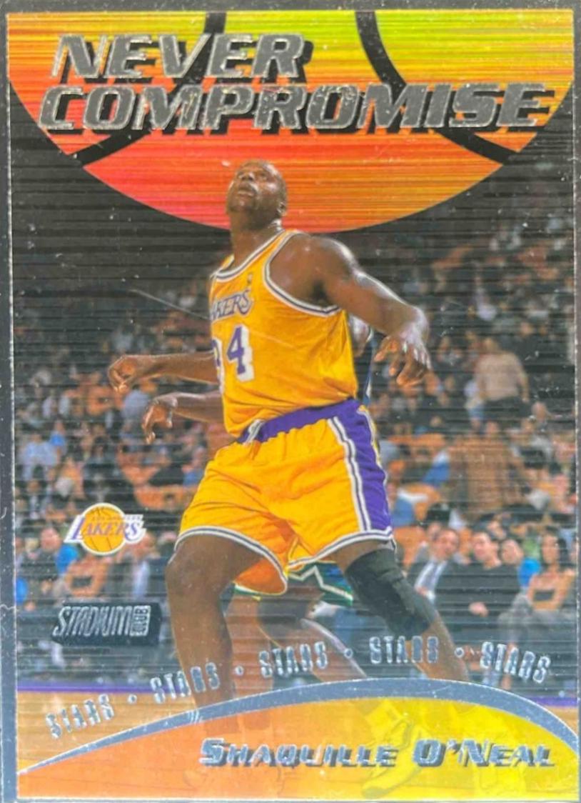Shaquille O'Neal #NC20 Basketball Cards 1999 Stadium Club Never Compromise
