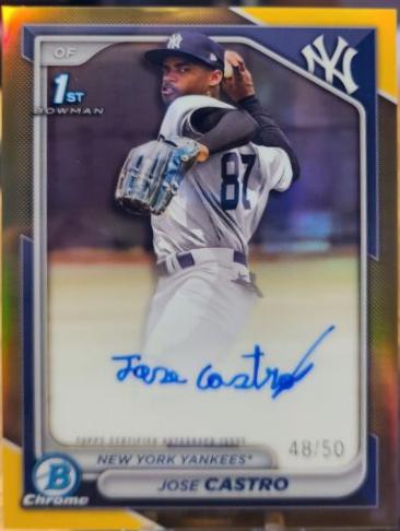Jose Castro [Gold Refractor] #CPA-JCO